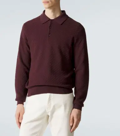 Brioni Cotton, silk and cashmere polo sweater | Thumbnail 5 Brioni Cotton, silk and cashmere polo sweater | Thumbnail 5