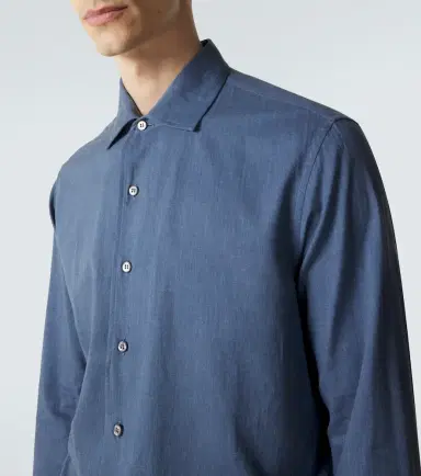 Brioni Marcello cotton shirt | Thumbnail 4