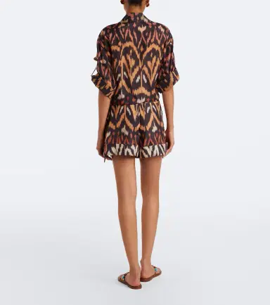Zimmermann Aster printed silk habutai shorts | Thumbnail 5 Zimmermann Aster printed silk habutai shorts | Thumbnail 5