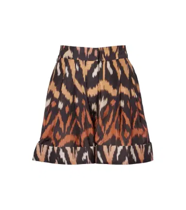 Zimmermann Aster printed silk habutai shorts | Thumbnail 1 Zimmermann Aster printed silk habutai shorts | Thumbnail 1