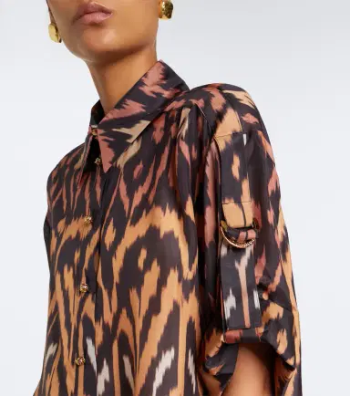 Zimmermann Aster printed silk habutai shirt | Thumbnail 6 Zimmermann Aster printed silk habutai shirt | Thumbnail 6