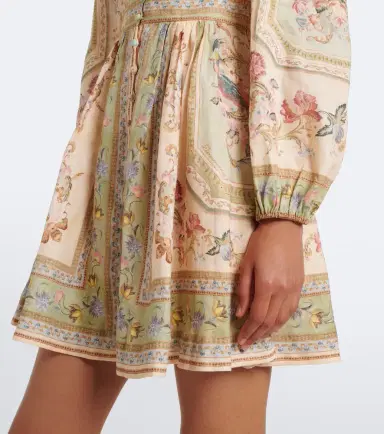 Zimmermann Roselight floral linen minidress | Thumbnail 2 Zimmermann Roselight floral linen minidress | Thumbnail 2