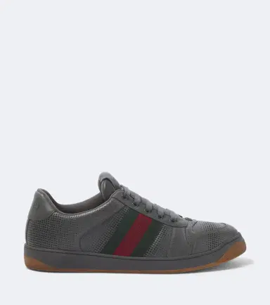Gucci Screener perforated leather sneakers | Thumbnail 3 Gucci Screener perforated leather sneakers | Thumbnail 3