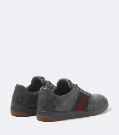 Gucci Screener perforated leather sneakers | Thumbnail 4 Gucci Screener perforated leather sneakers | Thumbnail 4