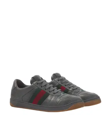 Gucci Screener perforated leather sneakers | Thumbnail 1 Gucci Screener perforated leather sneakers | Thumbnail 1