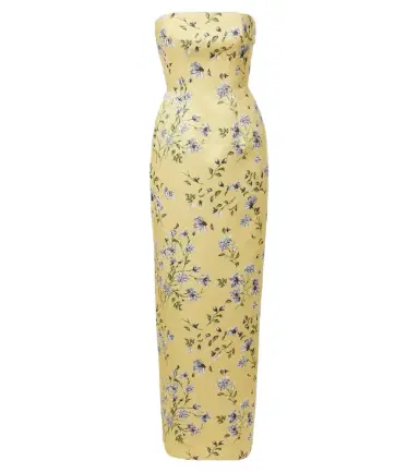 Emilia Wickstead Laelia floral bustier gown | Thumbnail 1 Emilia Wickstead Laelia floral bustier gown | Thumbnail 1