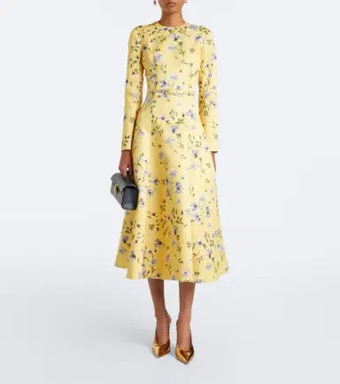 Emilia Wickstead Capucine floral midi dress | Thumbnail 2