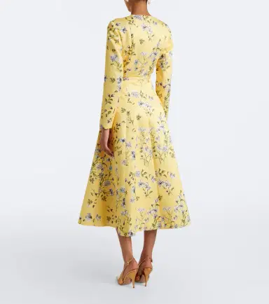Emilia Wickstead Capucine floral midi dress | Thumbnail 5