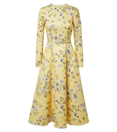 Emilia Wickstead Capucine floral midi dress | Thumbnail 1
