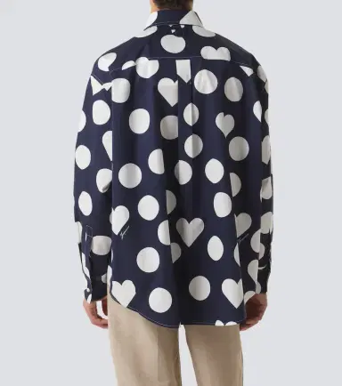 Jacquemus Camargue polka-dot cotton poplin shirt | Thumbnail 4
