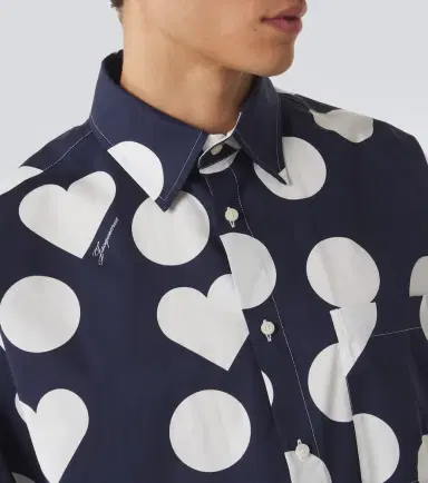 Jacquemus Camargue polka-dot cotton poplin shirt | Thumbnail 7