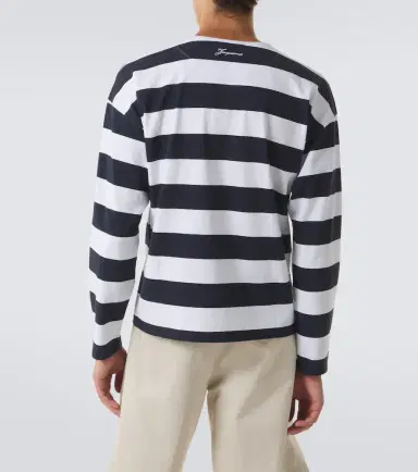 Jacquemus Marinière striped cotton jersey Henley shirt | Thumbnail 5 Jacquemus Marinière striped cotton jersey Henley shirt | Thumbnail 5