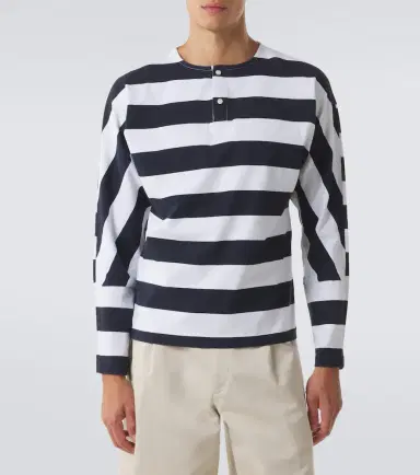 Jacquemus Marinière striped cotton jersey Henley shirt | Thumbnail 6 Jacquemus Marinière striped cotton jersey Henley shirt | Thumbnail 6