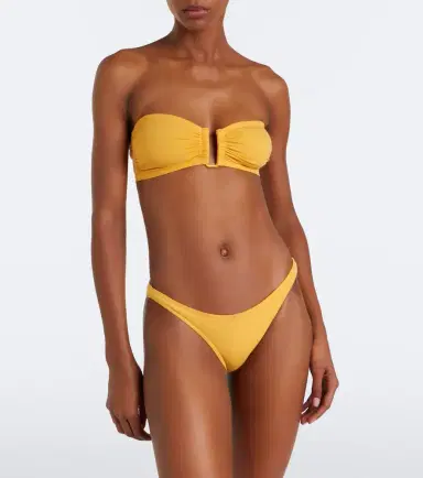 Eres Show gathered bandeau bikini top | Thumbnail 2