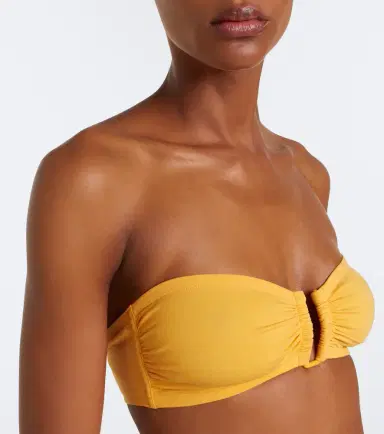 Eres Show gathered bandeau bikini top | Thumbnail 3