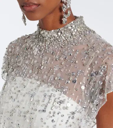 Jenny Packham Crystal Drop embellished gown | Thumbnail 3 Jenny Packham Crystal Drop embellished gown | Thumbnail 3