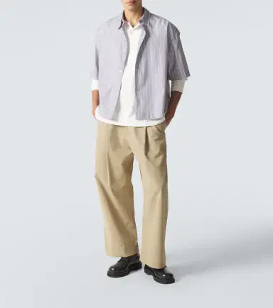 Studio Nicholson Kuyto cotton jersey Henley shirt | Thumbnail 4