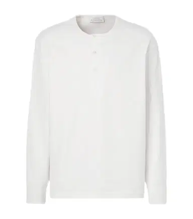 Studio Nicholson Kuyto cotton jersey Henley shirt | Thumbnail 1