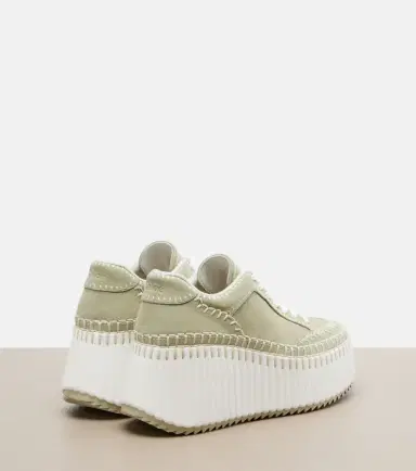 Chloe Chloé Nama suede platform sneakers | Thumbnail 3