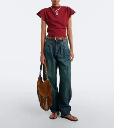Isabel Marant Oskan Small fringed suede shoulder bag | Thumbnail 4 Isabel Marant Oskan Small fringed suede shoulder bag | Thumbnail 4