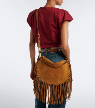 Isabel Marant Oskan Small fringed suede shoulder bag | Thumbnail 6 Isabel Marant Oskan Small fringed suede shoulder bag | Thumbnail 6