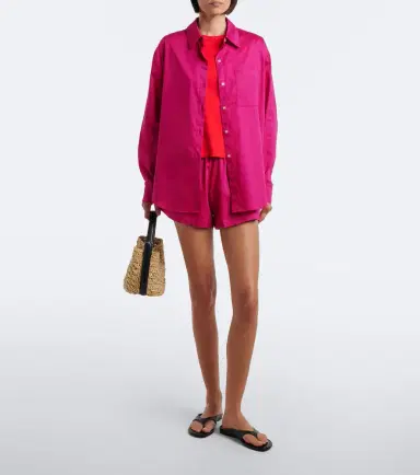 LESET Yoko cotton poplin shirt | Thumbnail 3