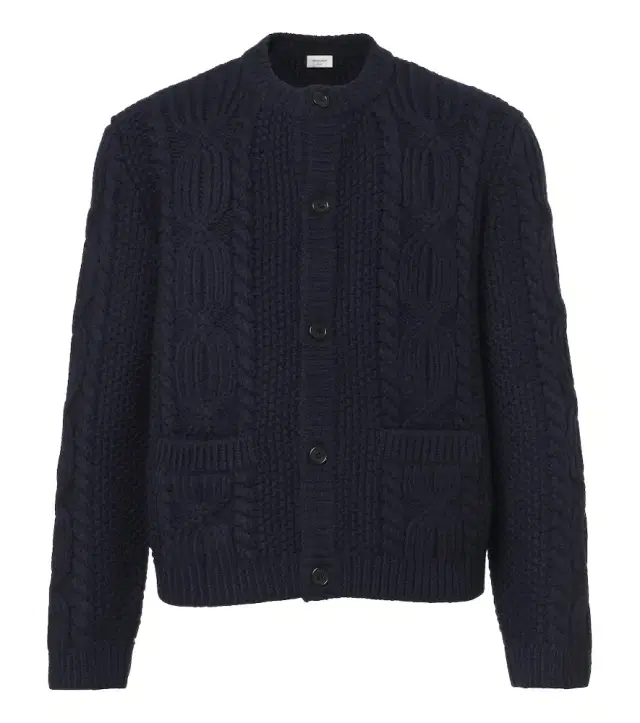 Saint Laurent Cable-knit wool cardigan
