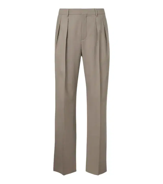Saint Laurent Pleated wool and mohair straight pants
