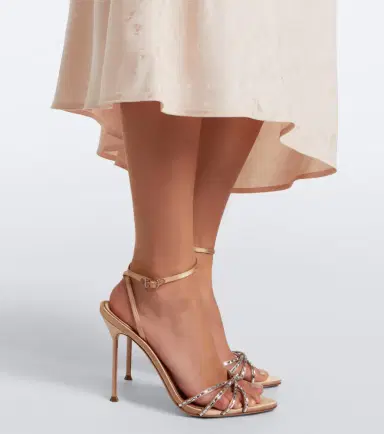 Aquazzura Tell Me Crystal satin sandals | Thumbnail 6 Aquazzura Tell Me Crystal satin sandals | Thumbnail 6