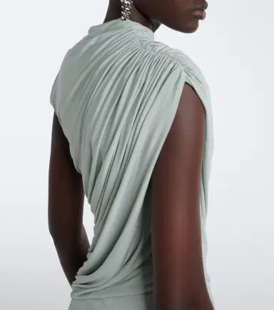 Tove Saffron draped jersey maxi dress | Thumbnail 2