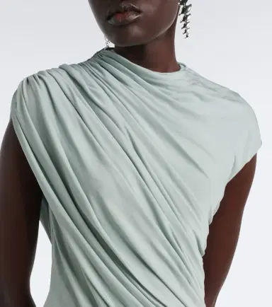 Tove Saffron draped jersey maxi dress | Thumbnail 6