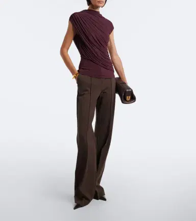 Tove Khari draped jersey top | Thumbnail 2