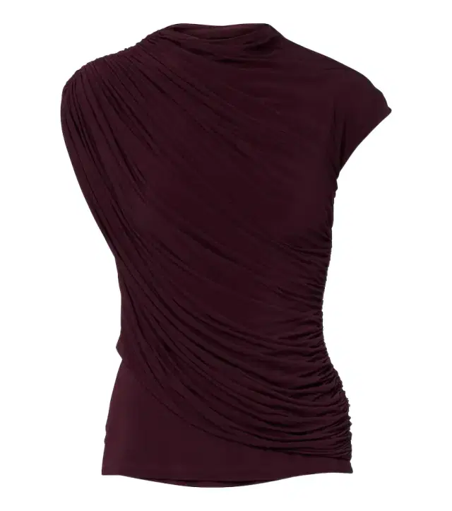 Tove Khari draped jersey top