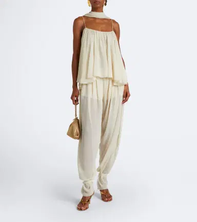 DE LA VALI Agapito georgette top | Thumbnail 2