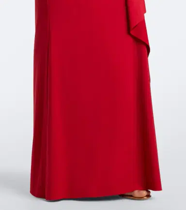 DE LA VALI Perisa draped jersey maxi dress | Thumbnail 4