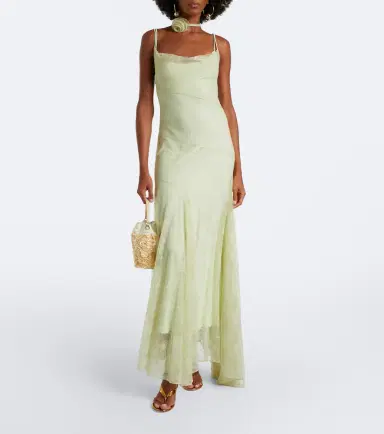 DE LA VALI Calima lace maxi dress | Thumbnail 4