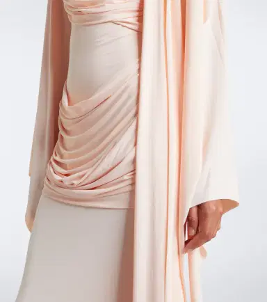 DE LA VALI Perisa draped caped jersey maxi dress | Thumbnail 2 DE LA VALI Perisa draped caped jersey maxi dress | Thumbnail 2