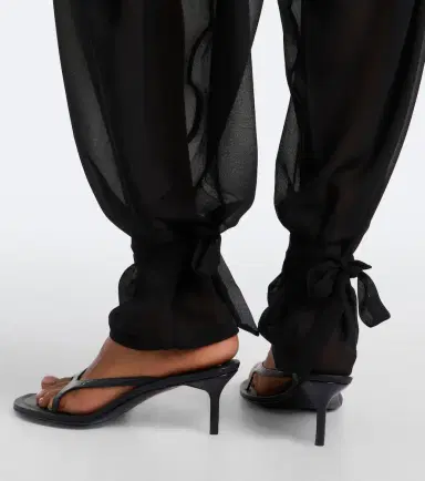 DE LA VALI Ines chiffon balloon pants | Thumbnail 3