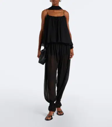 DE LA VALI Ines chiffon balloon pants | Thumbnail 5