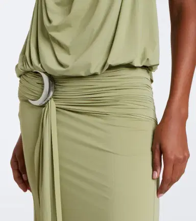 De La Vali Vida draped jersey midi dress | Thumbnail 5