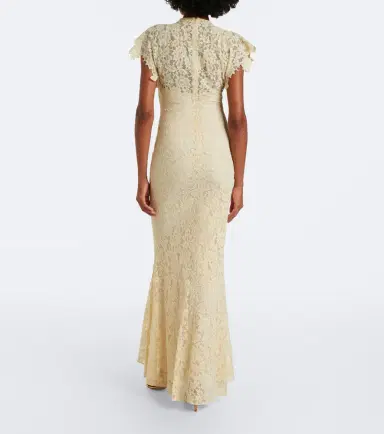 DE LA VALI Laia cutout cotton-blend lace maxi dress | Thumbnail 2