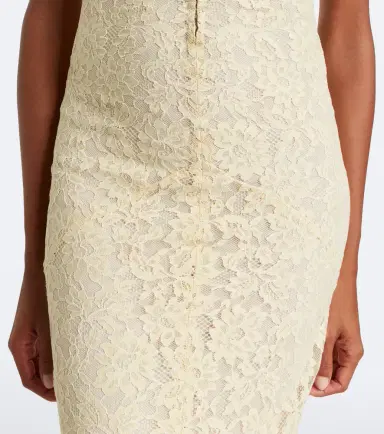 DE LA VALI Laia cutout cotton-blend lace maxi dress | Thumbnail 3