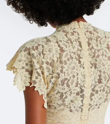 DE LA VALI Laia cutout cotton-blend lace maxi dress | Thumbnail 6