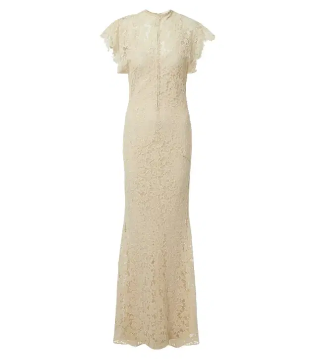 Laia cutout cotton-blend lace maxi dress
