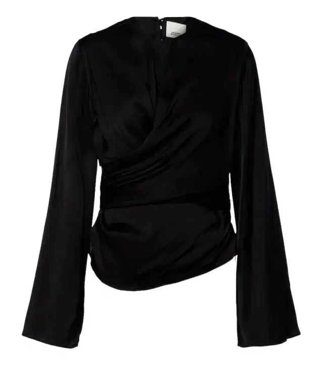 Isabel Marant Neame draped satin top