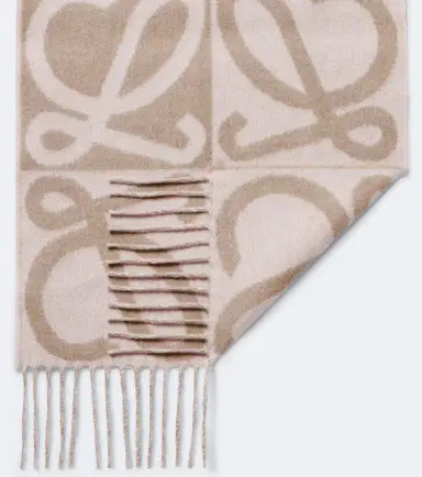 Loewe Anagram wool and cashmere scarf | Thumbnail 2