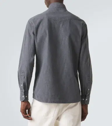 Brunello Cucinelli Denim shirt | Thumbnail 2