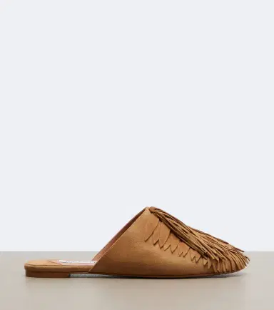 Aquazzura Maverick fringed suede mules | Thumbnail 3