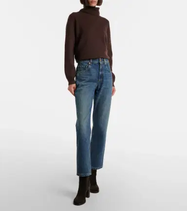 Brunello Cucinelli Cropped straight jeans | Thumbnail 4 Brunello Cucinelli Cropped straight jeans | Thumbnail 4