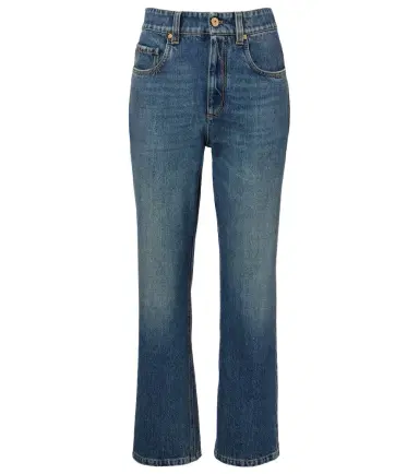 Brunello Cucinelli Cropped straight jeans | Thumbnail 1 Brunello Cucinelli Cropped straight jeans | Thumbnail 1